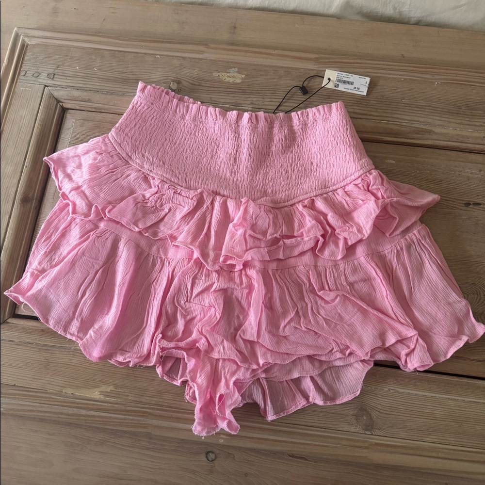 Mixology Ruffle Mini Skirt
